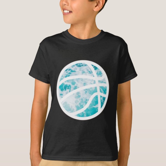 Camiseta Baloncesto del Océano Azul (Anverso)