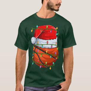 Camiseta Baloncesto Deportivo Amante Xmas Luz Baloncesto Ch
