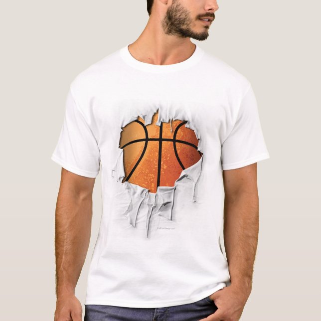 Camiseta Baloncesto desgarrado (Anverso)
