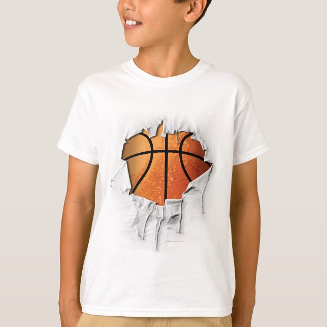 Camiseta Baloncesto desgarrado (Anverso)