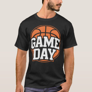 Camiseta Baloncesto Día de Partido Deportista Pelota Naranj