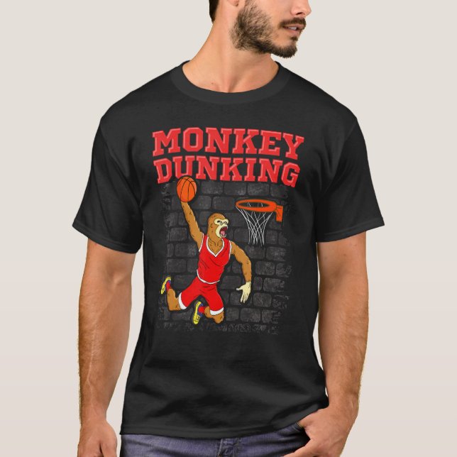 Camiseta Baloncesto diciendo el mono de Slam Dunk Dunke (Anverso)