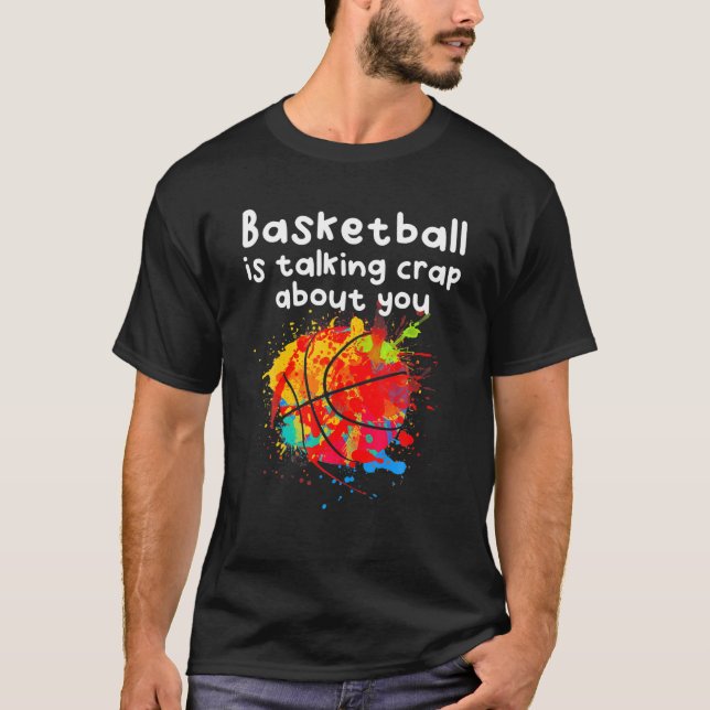 Camiseta Baloncesto divertido (Anverso)