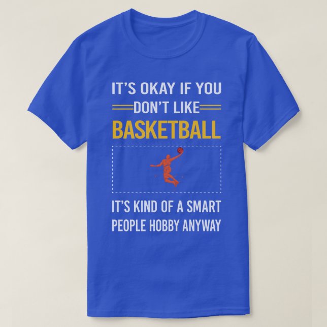 Camiseta Baloncesto divertido Smart People (Diseño del anverso)