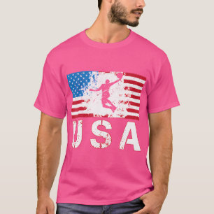 Camiseta Baloncesto Ee. Uu. Equipo Estadounidense Bandera D