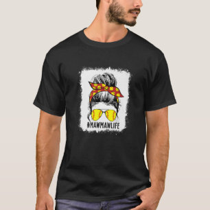 Camiseta Baloncesto en blanco Mawmaw Game Day Softball Nana