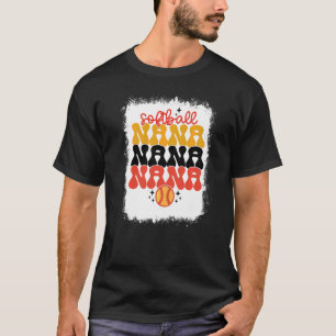 Camiseta Baloncesto en blanco Nana Retro Madres De Softball