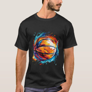 Camiseta Baloncesto En Diseño De Arte 1