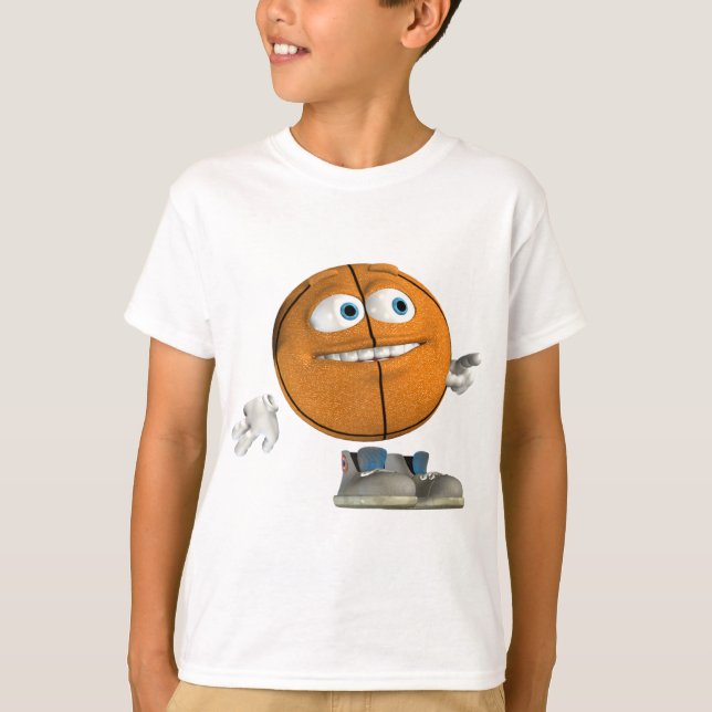 Camiseta Baloncesto en el aro (Anverso)