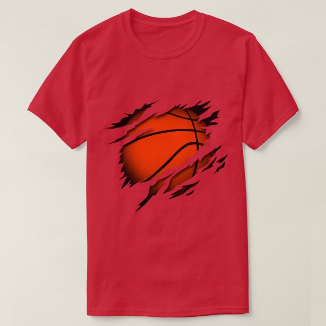 Camiseta Baloncesto en la pasión del jugador de baloncesto  (Diseño del anverso)