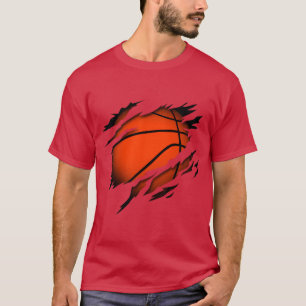 Camiseta Baloncesto en la pasión del jugador de baloncesto