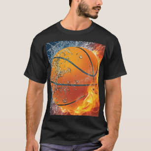 Camiseta Baloncesto en llamas