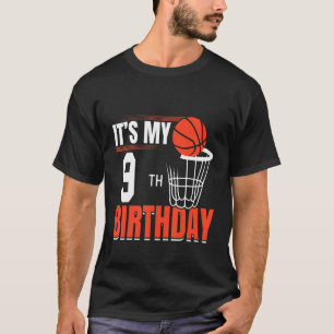 Camiseta Baloncesto - Es mi cumpleaños número 9