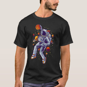 Camiseta Baloncesto Espacial Astronauta Slam Dunk