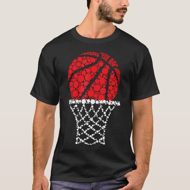 Camiseta Baloncesto: Feliz Día Del Punto Para Los Niños (Anverso)
