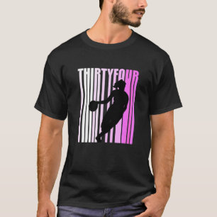 Camiseta Baloncesto femenino 34th Birthday Retro 34 Su
