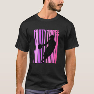 Camiseta Baloncesto femenino 43 cumpleaños Retro 43 Su