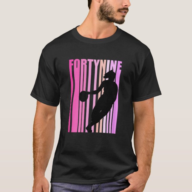 Camiseta Baloncesto femenino 49th Birthday Retro 49 Su (Anverso)