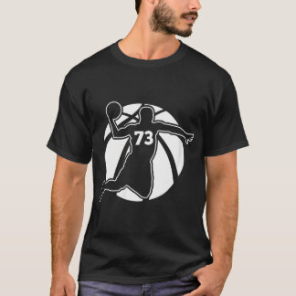 Camiseta Baloncesto femenino número 73 Mi baloncesto favori
