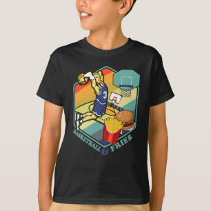 Camiseta Baloncesto Fries Fastfood Burger Basketballer