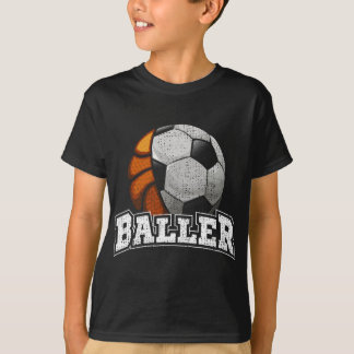 Camiseta Baloncesto Fútbol Divertido 
