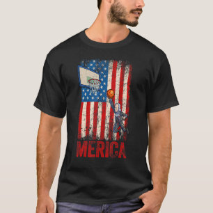 Camiseta Baloncesto George Washington 4 De Julio Estadounid