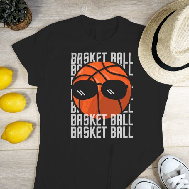 Camiseta Baloncesto Glass Black (Basketball Black Glasses T-Shirt
)