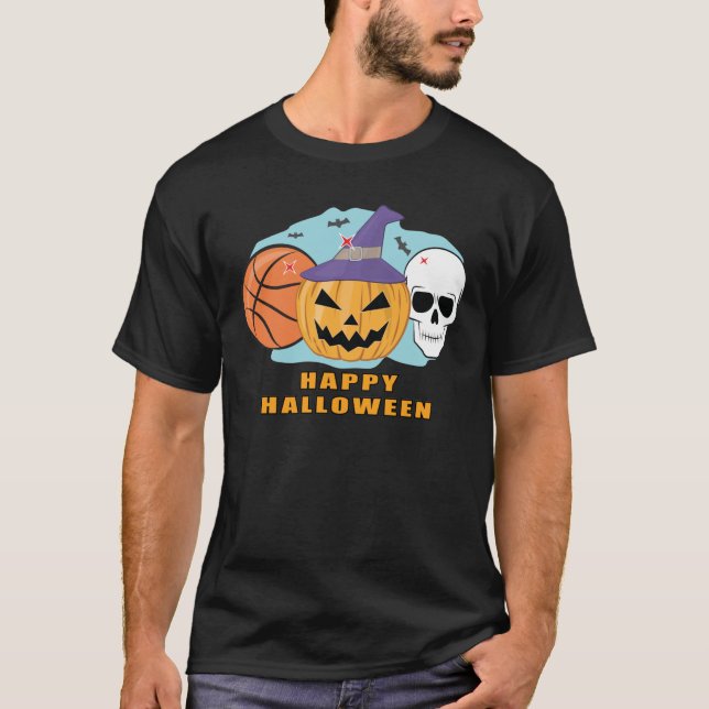 Camiseta Baloncesto Halloween (Anverso)