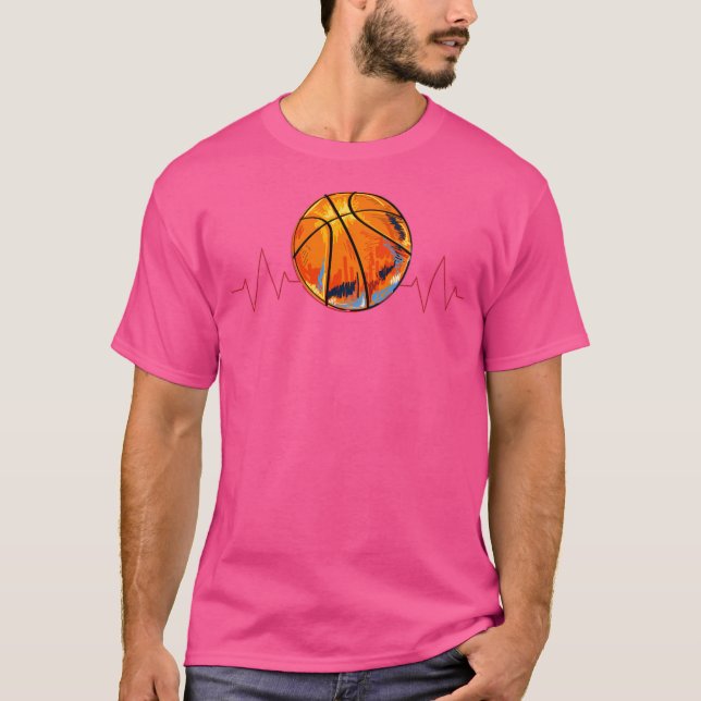 Camiseta Baloncesto Heartbeat (Anverso)