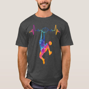 Camiseta Baloncesto Heartbeat EKG Heart Rate Basketball Pla