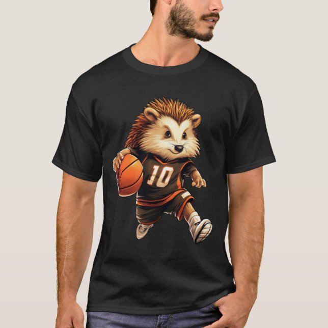 Camiseta Baloncesto Hedgehog (Anverso)