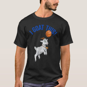 Camiseta Baloncesto I Goat This Goat Basketball Player