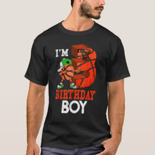 Camiseta Baloncesto infantil de 3 años Dabbing Cumpleaños B
