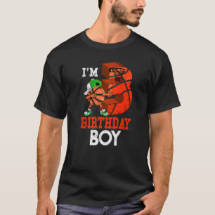 Camiseta Baloncesto infantil de 3 años Dabbing Cumpleaños B