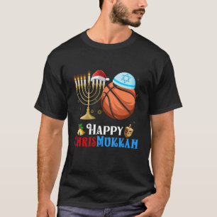 Camiseta Baloncesto judío Menorah Hanukkah Chanukah Sport