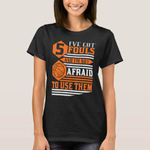 Camiseta Baloncesto Jugador de Baloncesto 5 Fouls I Hoops B