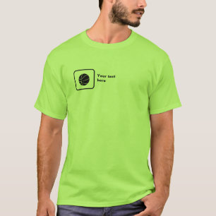 Camiseta Baloncesto Jugador (pequeño logo) — Personalizable