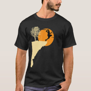 Camiseta Baloncesto Jugador Retro Estilo Árbol Vintage Bask