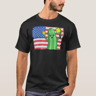 Camiseta Baloncesto La Bandera Estadounidense Pickle Con Un