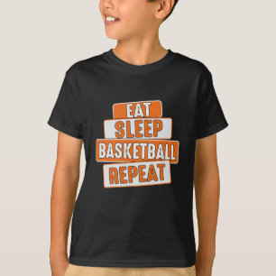 Camiseta Baloncesto Lover Eat Sleep Basketball Repetir