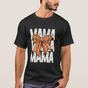 Camiseta Baloncesto Mama Coquette Bow Sports Mom Cuse Gamed