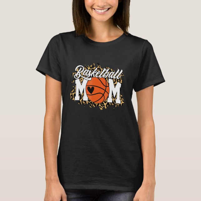 Camiseta Baloncesto Mamá Juego Día de Juego Día de la Madre (Anverso)