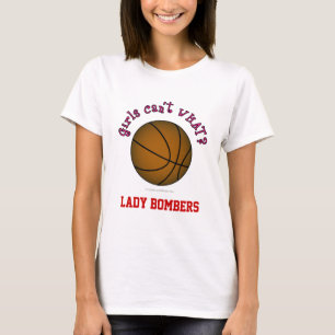 Camiseta Baloncesto marrón/rosa