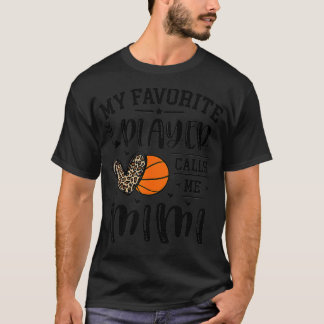Camiseta Baloncesto Mi jugador favorito me llama Mimi Heart