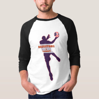 Camiseta Baloncesto Mi Terapia Tee, Ventiladores De Balonce