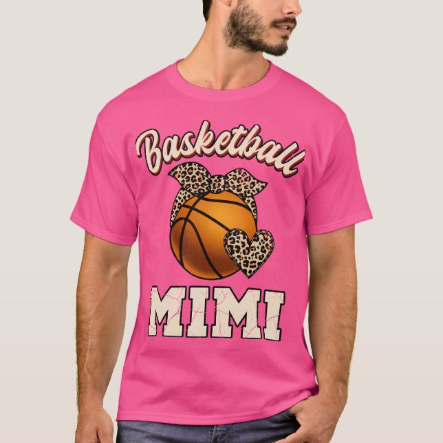 Camiseta Baloncesto Mimi Leopard Basketball Jugador De Madr (Anverso)