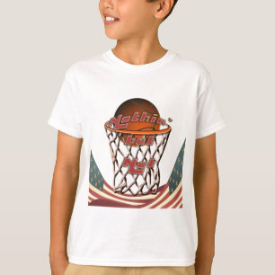 Camiseta Baloncesto nada pero de la red en aro