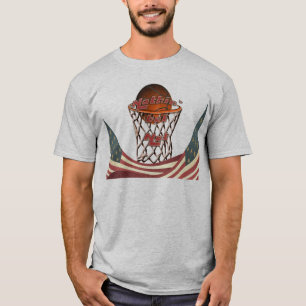 Camiseta Baloncesto nada pero de la red en aro