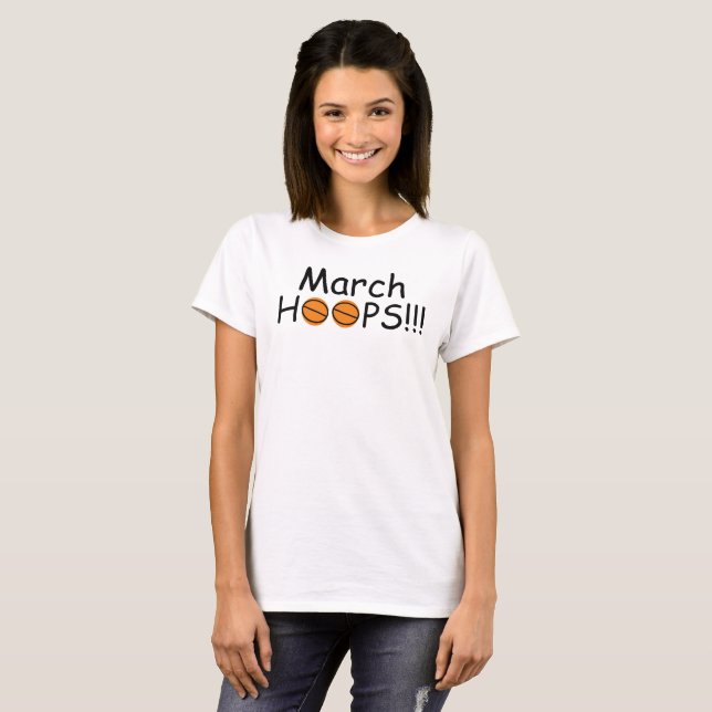 Camiseta Baloncesto Naranja de la Marcha de las Mujeres (Anverso completo)
