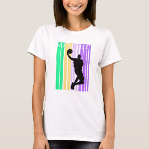 Camiseta Baloncesto Niño de cumpleaños 17 hombres papá retr